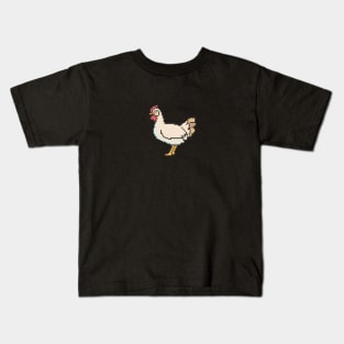 Chicken Pixel Art Kids T-Shirt